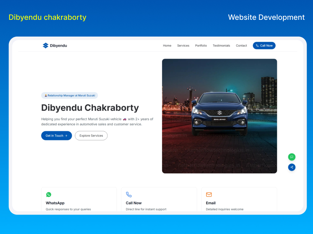 Dibyendu Chakraborty Portfolio