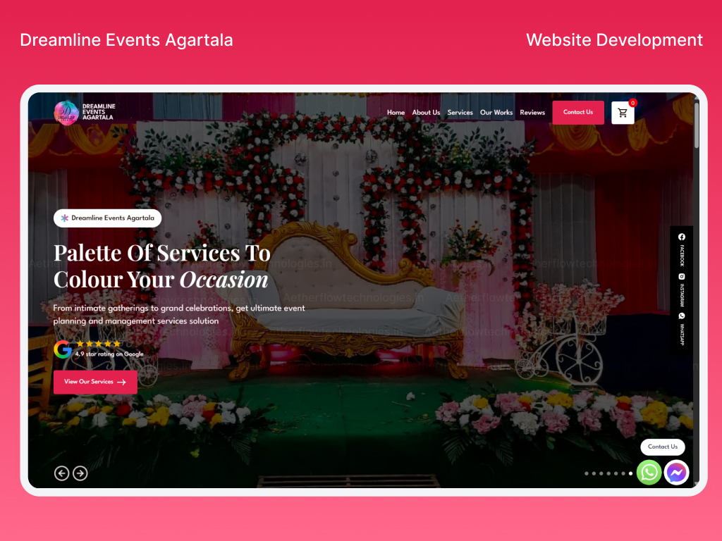 Dreamline Events Agartala Portfolio