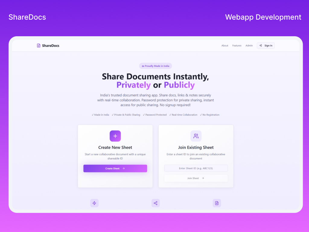 Sharedocs Portfolio